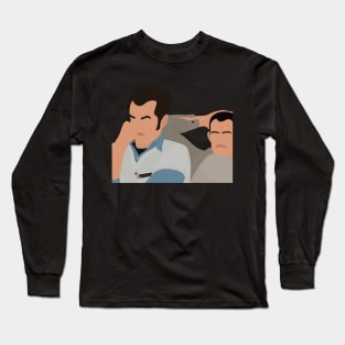 Vintage - One Flew Over The Cuckoos Nest - Retro Design Long Sleeve T-Shirt